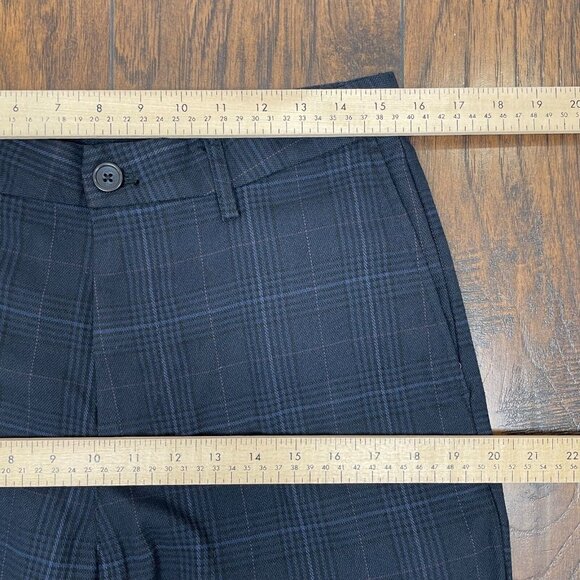 Old Navy Pants 32x32 Blue Plaid Slim Leg Built-In Flex Men's - Picture 7 of 11